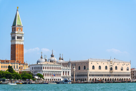 The Doge's Palace and St. Mark's Campanile bell tower