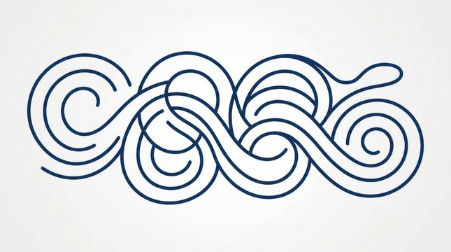 Detailed celtic knotwork illustration featuring a complex traditional interwoven design and flowing curved lines