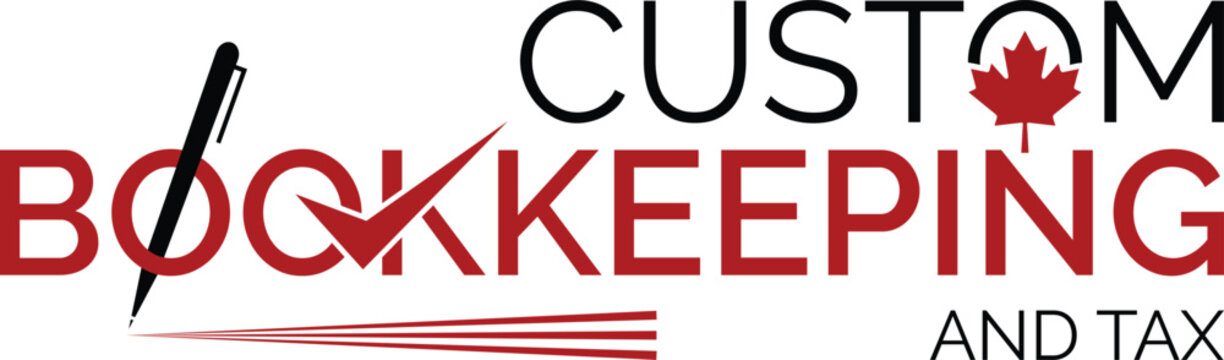 Canadian bookkeeping and tax logo design