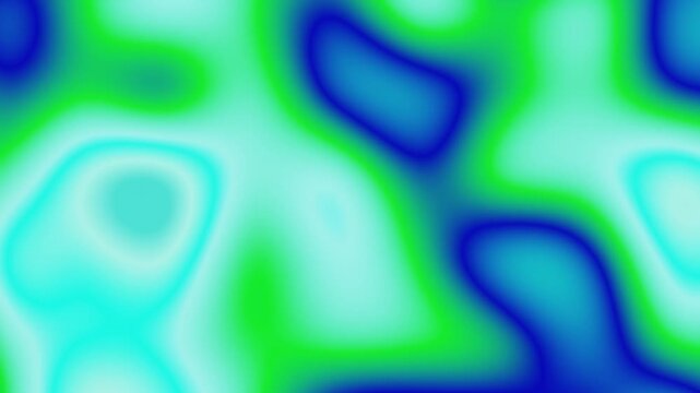 Abstract blue and green liquid gradient lava lamp motion background with smooth fluid morphing blobs looping