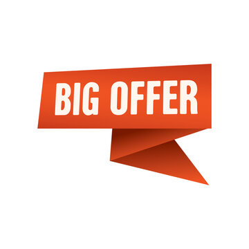 Big offer origami label