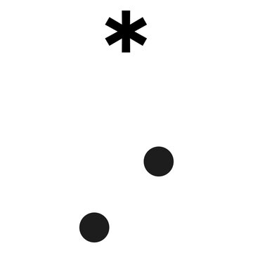 Asterix dot spot stroke
