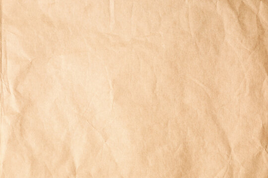 crumpled craft brown paper texture