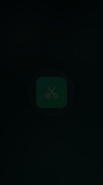 Video Editing Animated Icon 9:16