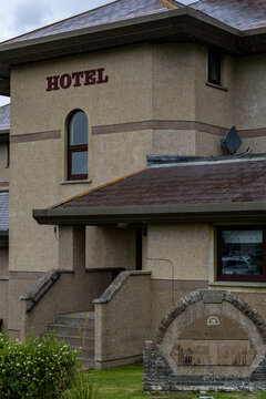 Hotel Building with Signage in Thurso, Scotland, UK.