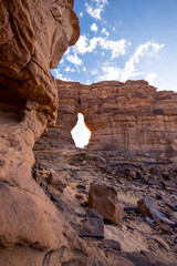Scenic Rocky Mountain Wilderness in Arid Desert Landscape © Haidar