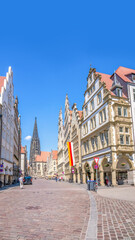 Naklejka premium Altstadt, Münster, Nordrhein Westfalen, Deutschland 