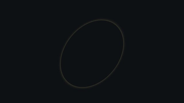 Three glowing ellipses floating with shapes