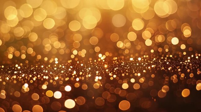 golden christmas lights
