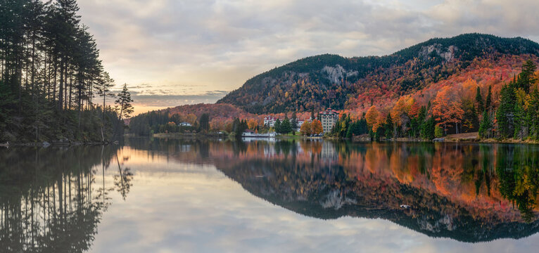 Autumn Sunset at Dixville Notch State Park - New Hampshire	