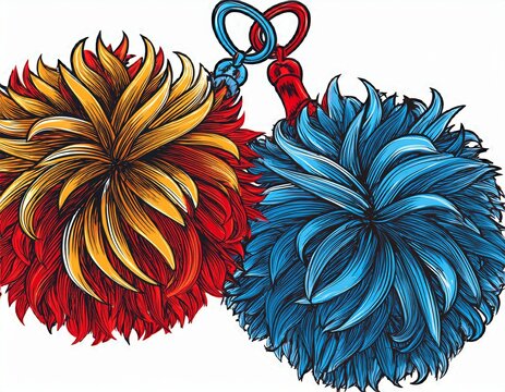 cheer pom poms