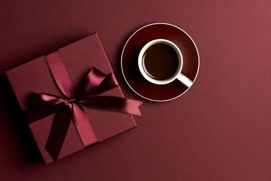 Singles Day Self Gift with Coffee and Elegant Present for Personal Reward and Me Time