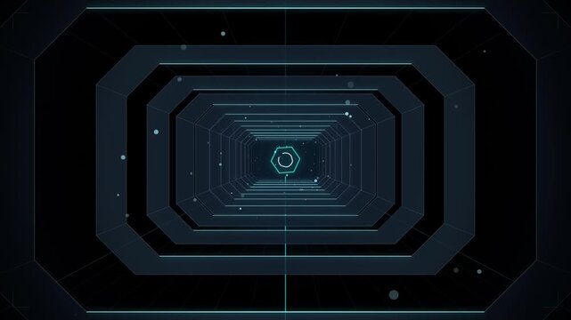 Abstract Futuristic Technology Background with Binary Code, Digital Circuit Board, Computer Chip, Glowing Lines and Modern Electronics Network Design for Business and Web Applications