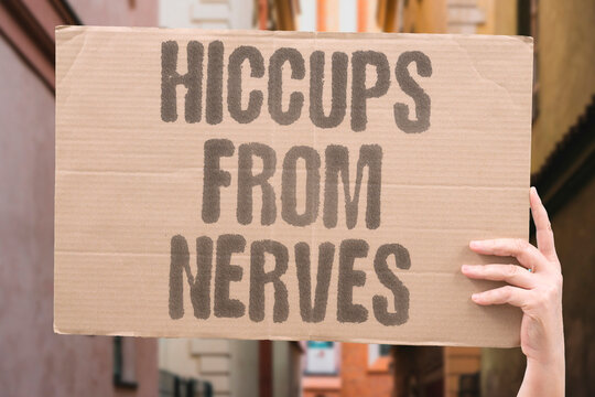 "Hiccups from nerves" Nervous system over-activation directly causes involuntary diaphragm spasms. NERVOUS. SYSTEM. ACTIVATION. DIAPHRAGM. OVEREXCITATION.