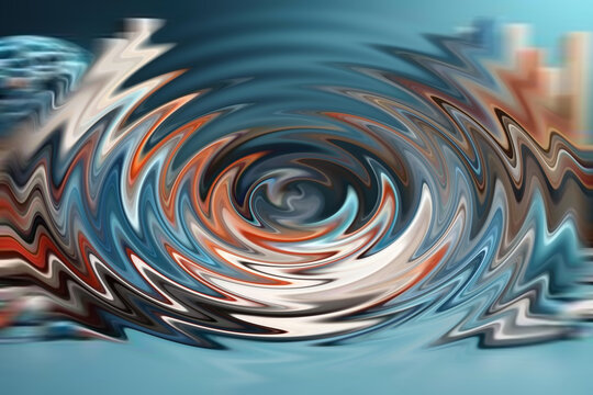 Abstract colorful liquid ripple effect with swirling waves and vibrant fluid motion patterns