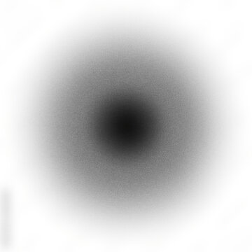 Soft blurred black gradient circle on white background, minimalist monochrome abstract composition with subtle shadow and smooth fade, modern geometric backdrop for branding, presentations and web des