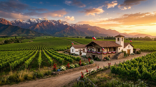 Fiestas Patrias Chile Celebration &ndash; Traditional National Holiday and Cultural Festival