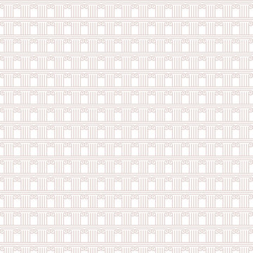 Seamless pattern with greek column capitals, classical architectural motif, repeating ionic order elements, elegant linear design for wallpaper, textile, and decorative backgrounds