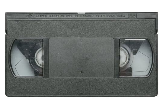 Retro style blank VHS tape front, real asset. png isolated on transparent background