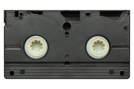 Grunge VHS tape back, real asset. png isolated on transparent background