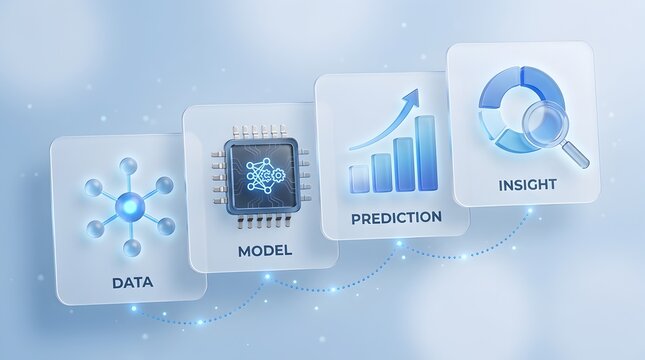 Data analysis process data model prediction insight