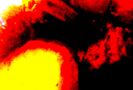 Abstract art composition with red yellow and black colors. abstract artwork with bold shapes and textures. Abstract art in red yellow and black.