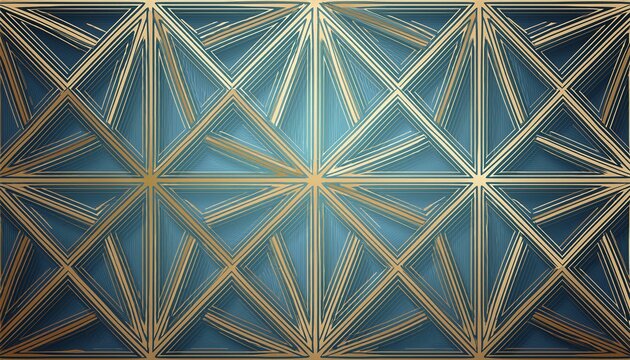 islamic geometric star pattern with gold accents