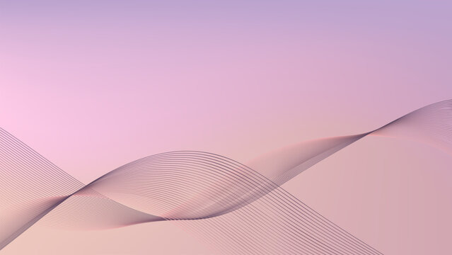abstract pink background with waves