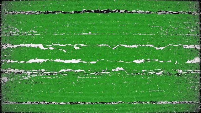 Green chroma key screen glitch static distortion error noise electronic video digital signal interference glitchy distorted background failure