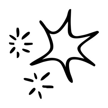 PNG Comic style explosion illustration on transparent background