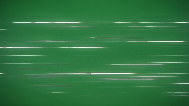 Abstract speed line light motion blur chroma key green background glow energy fast velocity futuristic ray flash beam dynamic effect streak optic