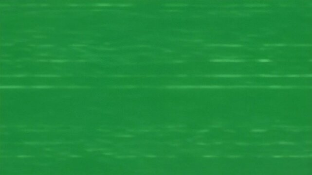 Chroma key green screen background empty studio production blank video digital visual effect concept calm abstract static noise display monitor