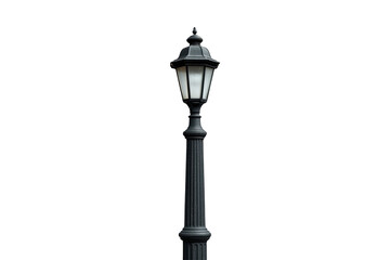 Fototapeta premium Vintage Black Outdoor Street Lamp