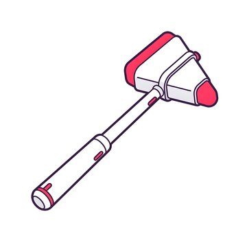 Medical reflex hammer for neurological examination