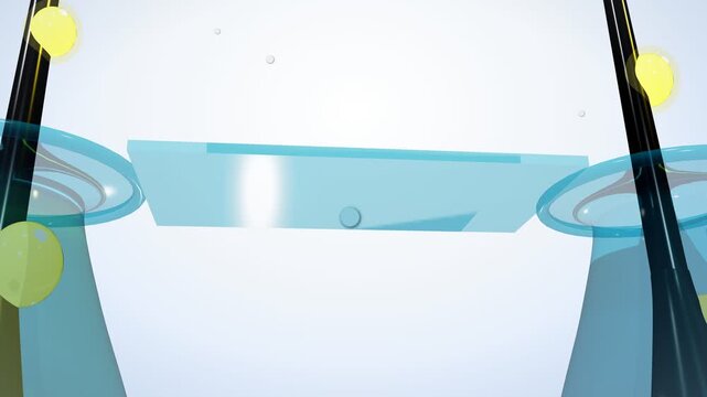 Macro 3D animation of hair fiber treatment with golden serum drops