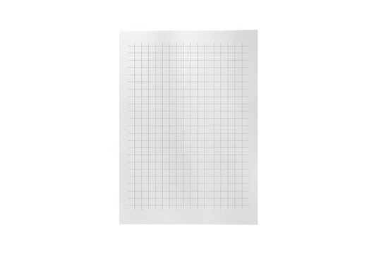 Vertical sheet of graph paper