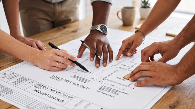 close up of hands of business people in a meeting