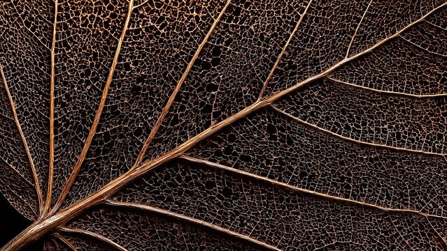 autumn leaf macro
