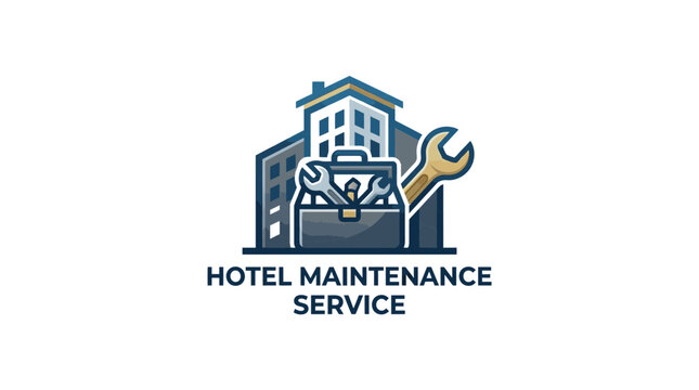 Hotel Maintenance Service Logo Design