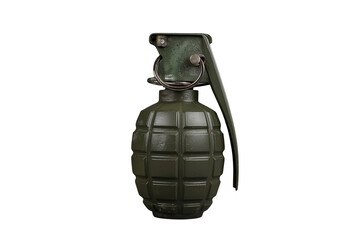 Obraz premium Vintage Green Hand Grenade with Safety Lever