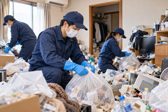 ゴミ屋敷・片付け業者・清掃