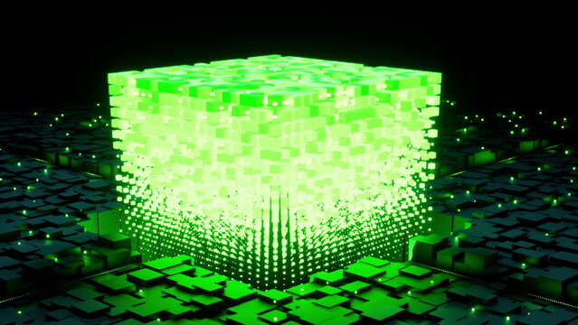 Green energy block forming high power digital core activation