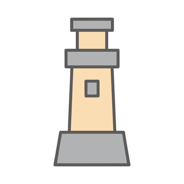Simple lighthouse icon
