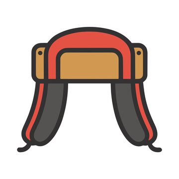 Trapper hat icon
