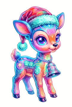  1950s Plastic Kitsch Reindeer Figurine.svg