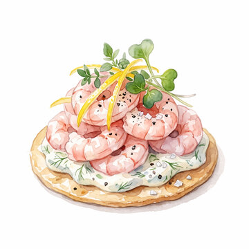 Antarctic Krill-Inspired Seafood Canap&eacute;
