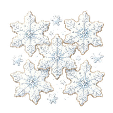Antarctic Snowflake Sugar Cookies