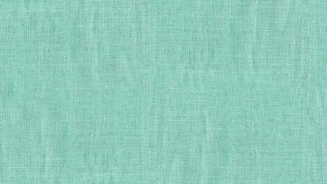Emerald green linen fabric texture background with 16:9 aspect ratio for widescreen wallpaper.