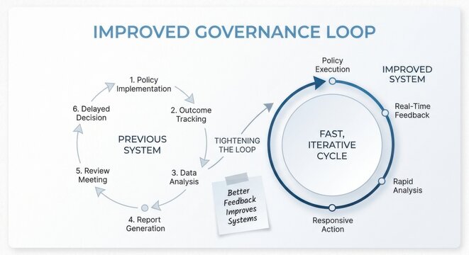 Diagram Illustrating an Improved Governance Feedback Loop Cycle