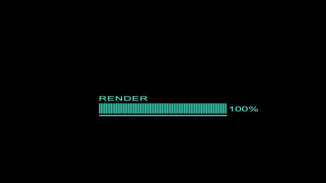 Rendering animation featuring 3D render, digital render and computer rendering effects. Ideal for technology, software, motion graphics and digital design projects.